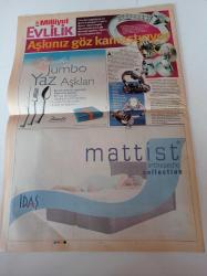 Milliyet Evlilik Gazetesi - 30 Mayıs 2003 - Bir Yaz Gecesi Rüyası - Şimdi Aşkın Zamanı - Romantik Avrupa Şehirlerinin Pabucu Dama Atıldı - Bahama - Karayip - Hugo Boss - Charriol- Seiko - Zenith
