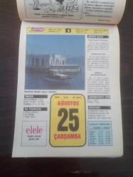 HÜRRİYET TAKVİMİ 25 Ağustos 1993 - DOĞUM GÜNÜ HEDİYESİ HEDİYELİK TAKVİM YAPRAĞI