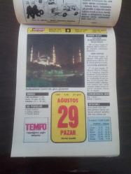 HÜRRİYET TAKVİMİ 29 Ağustos 1993 - DOĞUM GÜNÜ HEDİYESİ HEDİYELİK TAKVİM YAPRAĞI