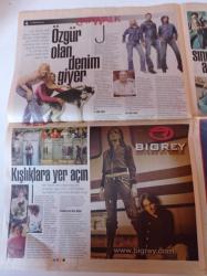 Cat Walk Gazetesi - 30 Ağustos 2004 - İkiler Tekstil - Redstar Yönetim Kurulu Başkanı Nedim Özbek - ISO 9001 2000 Sertifikalı Tit Fermuar - Madoc Jeans - Prestij Tekstil - Britney Spears