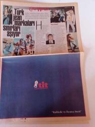 Cat Walk Gazetesi - 30 Ağustos 2004 - İkiler Tekstil - Redstar Yönetim Kurulu Başkanı Nedim Özbek - ISO 9001 2000 Sertifikalı Tit Fermuar - Madoc Jeans - Prestij Tekstil - Britney Spears