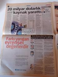 Milliyet Borsa Gazetesi - 26 Aralık 2001 - Sermaye Piyasa Kurulu Başkanı Doğan Cansızlar Fotoğrafı - Borsada Yatırım Yapmanın Kuralları - Global Menkul Değerler Yönetim Kurulu Başkanı Mehmet Kutman - İstanbul Menkul Kıymetler Borsası