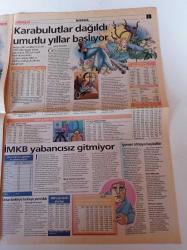Milliyet Borsa Gazetesi - 26 Aralık 2001 - Sermaye Piyasa Kurulu Başkanı Doğan Cansızlar Fotoğrafı - Borsada Yatırım Yapmanın Kuralları - Global Menkul Değerler Yönetim Kurulu Başkanı Mehmet Kutman - İstanbul Menkul Kıymetler Borsası