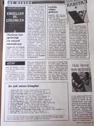 Nokta Dergisi - 17 Mayıs 1987 - Türkiye’de Bahailer-İktidar partisinden kalem kırmış hakimlere: İdam cezası kalksın - Van olayı - Kadınlar yürüyor - Ankara'da kooperatif kavgası - Apartmanda cezaevi - Milli piyango davası - Evren'in ABD ziyareti - Deniz turizmi - Ali Poyrazoğlu - Nurettin Paşa olayı - Garip şikeler - Keçeciler'le söyleşi - Berlin Duvarı - Günlerin getirdiği -