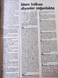 Nokta Dergisi - 17 Mayıs 1987 - Türkiye’de Bahailer-İktidar partisinden kalem kırmış hakimlere: İdam cezası kalksın - Van olayı - Kadınlar yürüyor - Ankara'da kooperatif kavgası - Apartmanda cezaevi - Milli piyango davası - Evren'in ABD ziyareti - Deniz turizmi - Ali Poyrazoğlu - Nurettin Paşa olayı - Garip şikeler - Keçeciler'le söyleşi - Berlin Duvarı - Günlerin getirdiği -