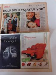 Milliyet Babalar Günü Gazetesi - 18 Haziran 2004 - Babalar Kraldır - Serdar Hotiç İki Erkek Çocuk Babası Olmanın Keyfini Yaşıyor - İşadamı Adnan Şen- Melda Lara Kamhi Fotoğrafı - Tanju Çolak Ve Oğlu Anıl