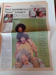 Milliyet Babalar Günü Gazetesi - 18 Haziran 2004 - Babalar Kraldır - Serdar Hotiç İki Erkek Çocuk Babası Olmanın Keyfini Yaşıyor - İşadamı Adnan Şen- Melda Lara Kamhi Fotoğrafı - Tanju Çolak Ve Oğlu Anıl