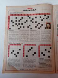 Milliyet Bulmaca Gazetesi - 12 Ekim 2003 - Tarık Akan Fotoğrafı - Meltem Cumbul - Zeki Müren - Barış Manço - Onno Tunç - Kemal Sunal - Sözcük Avı