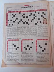 Milliyet Bulmaca Gazetesi - 7 Eylül 2003 - Cameron Diaz Fotoğrafı - Basketbol Milli Takım Coach'u Aydın Örs - Şebnem Dönmez - Beyazıt Öztürk- Olgun Şimşek - Özlem Conker