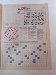 Milliyet Bulmaca Gazetesi - 7 Eylül 2003 - Cameron Diaz Fotoğrafı - Basketbol Milli Takım Coach'u Aydın Örs - Şebnem Dönmez - Beyazıt Öztürk- Olgun Şimşek - Özlem Conker