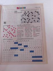 Milliyet Bulmaca Gazetesi - 10 Mayıs 2003 - Buket Uzuner - Gökhan Özen - Umut Akyürek - Nil Karaibrahimgil - Petek Dinçöz - Sarmal Bulmaca - Petek Bulmaca