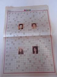 Milliyet Bulmaca Gazetesi - 10 Mayıs 2003 - Buket Uzuner - Gökhan Özen - Umut Akyürek - Nil Karaibrahimgil - Petek Dinçöz - Sarmal Bulmaca - Petek Bulmaca