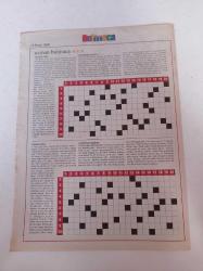 Milliyet Bulmaca Gazetesi - 10 Mayıs 2003 - Buket Uzuner - Gökhan Özen - Umut Akyürek - Nil Karaibrahimgil - Petek Dinçöz - Sarmal Bulmaca - Petek Bulmaca