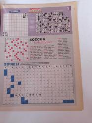 Milliyet Bulmaca Gazetesi - Kadir İnanır Fotoğrafı - Beyhan Saran - Tamer Karadağlı - Melek Baykal - İpek Çeken - Nebahat Çehre - Uzman Bulmaca