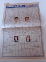 Milliyet Bulmaca Gazetesi - Kadir İnanır Fotoğrafı - Beyhan Saran - Tamer Karadağlı - Melek Baykal - İpek Çeken - Nebahat Çehre - Uzman Bulmaca