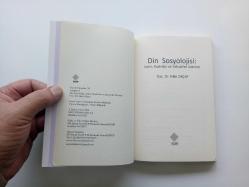 DİN SOSYOLOJİSİ (İZMİR, KADINLAR VE YAHUDİLER ÜZERİNE) (YENİ)