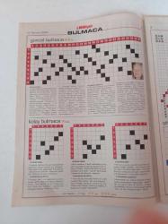 Milliyet Bulmaca Gazetesi - 17 Temmuz 2004 - Mehmet Okur Fotoğrafı - Vedat Günyol - Sihirli Annem Dizisi - Beyazıt Öztürk - Zeka Oyunları - Uzman Bulmaca - Çengel Bulmaca - Petek Bulmaca