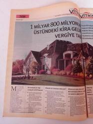 Milliyet Vitrin Gazetesi - 25 Aralık 2004- Sayı 13 - İl İl Satılık ve Kiralık Emlak Fiyatları - Rekor Talep KİPTAŞ'ı Harekete Geçirdi - Hisar Country - Kızılay Derneği Ankara Çankaya'daki Arsası Üzerine Konut Yapacak