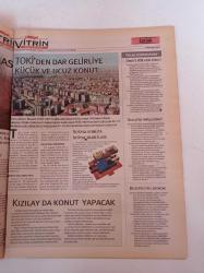 Milliyet Vitrin Gazetesi - 25 Aralık 2004- Sayı 13 - İl İl Satılık ve Kiralık Emlak Fiyatları - Rekor Talep KİPTAŞ'ı Harekete Geçirdi - Hisar Country - Kızılay Derneği Ankara Çankaya'daki Arsası Üzerine Konut Yapacak