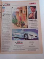 Milliyet Vitrin Gazetesi - 25 Eylül 2004 - Sayı 29 - En Hızlı Çevreci BMW'nin Hidrojen Madeniyle Çalışan Motorunu Taşıyan H2R Prototipi - Deprem Korkusu - Evcil Hayvanlar - Para Borsa - İş Makinaları - Sürücü Kursları