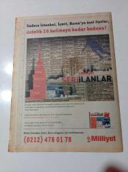 Milliyet Seri İlanlar Gazetesi - 10 Ocak 2004 - Sayı 34 - Sağlık - Seyahat - Honda - Isuzu - Jeep - Avrupa Yakası Kiralık Emlak - Matbaa - Mimar Mühendis