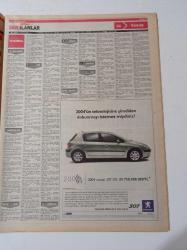 Milliyet Seri İlanlar Gazetesi - 30 Ağustos 2003 - Sayı 17 - Bilgisayar Kursu - Evcil Hayvanlar - Kutlama - Doğum - Kayıp Şahıs - İsim Tashihi