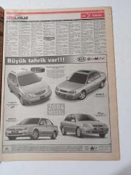 Milliyet Seri İlanlar Gazetesi - 30 Ağustos 2003 - Sayı 17 - Bilgisayar Kursu - Evcil Hayvanlar - Kutlama - Doğum - Kayıp Şahıs - İsim Tashihi