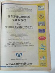 Milliyet Özel Okullar Rehberi 2003 Gazetesi - 18 Nisan 2003- Özel Okullar Derneği Başkanı Rüstem Eyüboğlu Fotoğrafı - Özel Okul Maratonu - Özel Liselerin Listesi - Ama Lisesi - Dragos Lisesi - Notre Dame De Dion Fransız Lisesi - Özel Dadyan Ermeni İlköğretim Okulu
