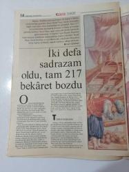 Hürriyet Tarih Gazetesi - 10 Eylül 2003 - İki Defa Sadrazam Oldu Tam 217 Bekaret Bozdu Koca Yusuf Paşa -Afrika Aşkıyla Sünnet Oldular - Pompei Hızlı Yaşadı Ve Hızlı Öldü - Viyana'yı Fetihten Yağmur Kurtardı- Ruhun Resmini Sadece Bir Alman Ressam Çizebildi - Kırmızı Elmalı Günah Davetiyesi