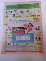 Migroskop Gazetesi -22 Ocak 5 Şubat 2004 - Sayı 335 - Kurban Bayramı - Özel Olimpiyatlar'a 500 Engelli Sporcu Daha - Coca Cola - Calgon - Colgate - Gillette - Ülker - Nestle - Doluca Şarap
