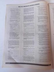 Milliyet ÖSS Pozitif Gazetesi - 11 Mayıs 2004 - Üniversite Hazırlık Dergisi - Abbas Güçlü -  MEF Dersaneleri - Sayısal Bölüm - Sözel Bölüm - Leonardo Da Vinci - Galile- Edebiyat - Geometri - Coğrafya - Fizik