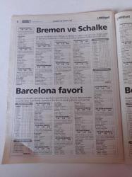 Milliyet İddaa Gazetesi-10 Aralık 2004 - Rıdvan Dilmen fotoğrafı-Avrupa Ligleri - Schalke - Newcastle United - Milan - Rizespor Ve Konyaspor Banko Kazanır - Ediz Sırapınar - Can Tongo