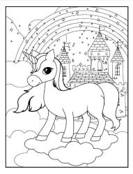 Sevimli Unicorn Boyama Kitap Seti (2 Kitap)