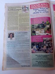 Milliyet Eğitim Kurumlarımız 2000 Gazetesi - Kültür Koleji 40. Yıl - Özel Kültür İlköğretim Okulu - Kültür Koleji Anaokulları - Mr. Daniel W. Sheehan - Yabancı Dil Öğretimi - Kültür Kolej Kurucusu Fahamettin Akıngüç
