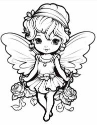 Sevimli Peri Boyama Kitabı