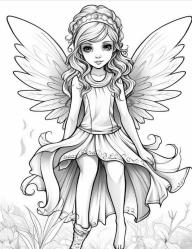 Sevimli Peri Boyama Kitabı