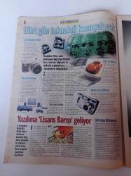 Milliyet TeknoÇağ Gazetesi - 28 Mayıs 2003 - Türkiye'nin E Devlet Rehberi - Gözünüz Compex'te Olsun - Avuç İçinin Sihirli Dünyası - Net'ten Telefon Görüşmesi - Ücretsiz Yazılımlar - Yazılıma Lisans Barışı