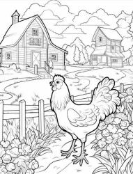 Çiftlik Boyama Kitabı (100 TAM Sayfa Boyama)