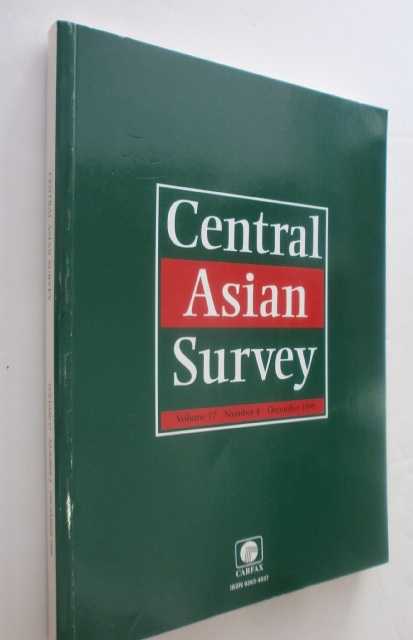 Central Asian Survey Volume 17 Number 4 December 1998