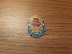 UKRAYNA ASKERİ 50 .YIL ROZET - BRÖVE - MADALYA B9439