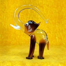 VINTAGE  MURANO EL YAPIMI CAM FİL BİBLO