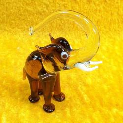 VINTAGE  MURANO EL YAPIMI CAM FİL BİBLO