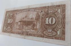 4.EMİSYON 2.TERTİP 10 TÜRK LİRASI NATUREL ÇOK TEMİZ SERİ C12 042908 KATALOK DEĞERİ;1400 DOLAR ÇOK NADİR