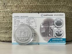 Darphane 550. yıldönümü Darphane Sertifikalı Gümüş Hatıra Para - Çil kondisyon