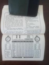 Takvim - 11 Ekim 2003 - doğum günü hediyesi hediyelik takvim yaprağı