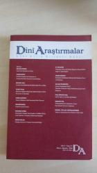 Din Araştırmaları Dört aylık bilimsel araştırma dergi cilt:11 Sayı:31