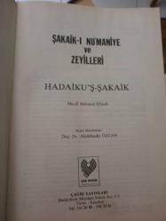 Şakaik-ı Nu'maniyye ve Zeyilleri 5 Cilt Takım / Hadaiku'ş Şakaik ,Vekayiü'l Fudala I, Vekayiü'l Fudala II - III, Hadaiku'l Hakaik fi Tekmileti'ş Şakaik, Tekmiletü'ş Şakaik fi Hakk-ı Ehli'l Hakaik