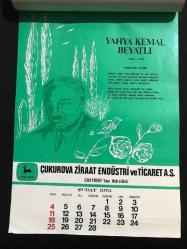 Şiirli Duvar Takvimi 1973 Çukurova Ziraat Endüstri ve Ticaret A.Ş.