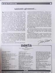 Nokta Dergisi - 29 Mayıs 1988 - İslam Sosyetesi - İmanla paraya bir arada sahip olanların yeni yaşam biçimi - Gıda skandalı - Hüsamettin Cindoruk - Turistler kaygılı - İşkence sözleşmesinin getirdikleri - TRT'de bayram sonrası - Yerel yönetici okulu - Kanserci Hamdi - Yerler yönetici okulu - Çalışma kamplarında yaşam - İslam sosyeteci - Entelektüel bir rehber - İnsan manzaraları - Bill Cosby'nin atletizm yılları -