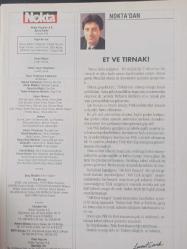 Nokta Dergisi - 6-12 Haziran 1993 - 100 kürt zengini - Doğu'da yeniden yapılanma - Reha Muhtar - ABD'nin özürü - Afta Anayasa engeli - Evde Okyanus Keyfi - Tatoo rüzgarı - Nil'de yaşamak - Din değiştirene ceza - Genç yaşta zirvede - Özel ormanlar - Yaşlanan Avrupa - Çinli Mahkumlar - Nintendo Şampiyonu - ABD'nin özürü - Tiyatro müdürü köpek -